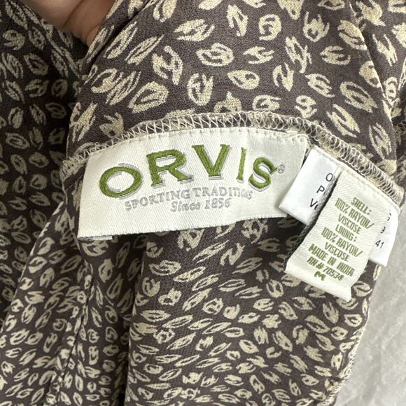 Orvis Vintage Cottagecore Floral Reversible Feminine Midi Skirt Womens M - Picture 3 of 8